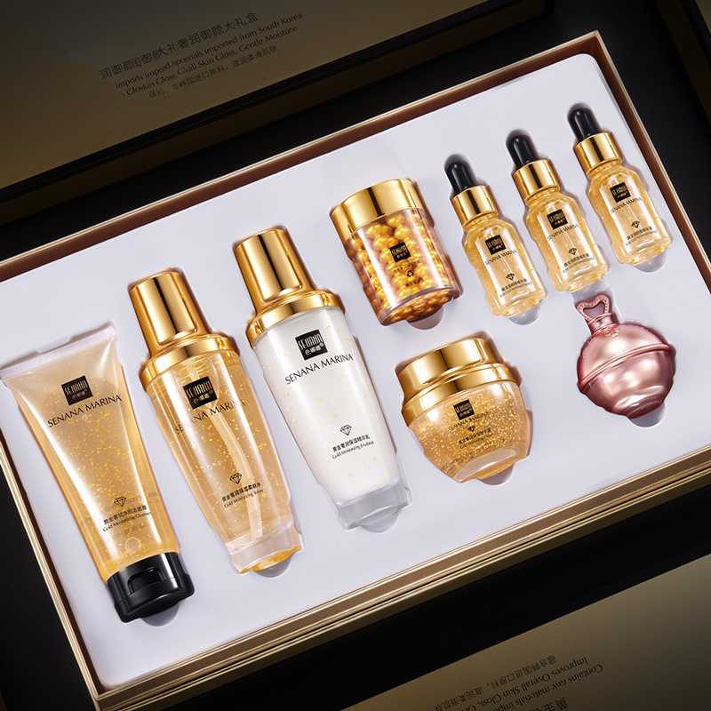 Luxury Skincare Toner - ผู้หญิง 24K Gold Skin Care ชุด
