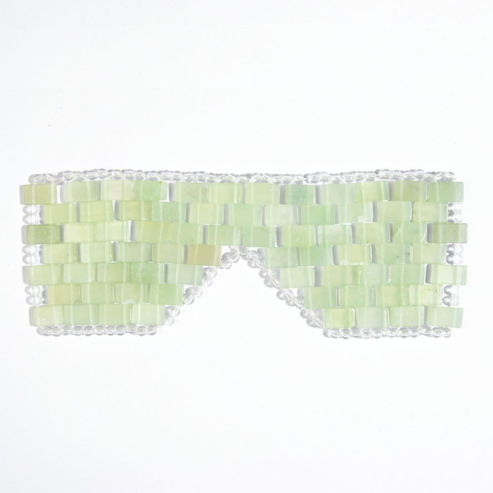 Luxury Skincare Accessories - มาส์กตาหยกซิวแท้ ทำมือจากหินธรรมชาติ ช่วยผ่อนคลาย บำรุงผิว บรรเทาอาการล้าตา และส่งเสริมสุขภาพที่ดี