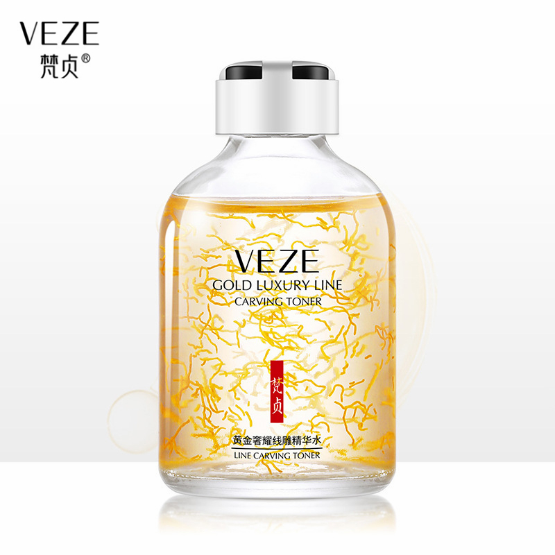 Luxury Skincare Toner - 24K Gold Luxury Line แกะสลัก Toner