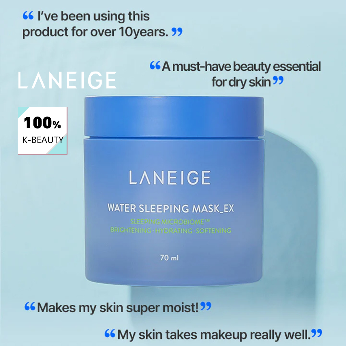 LANEIGE วอเตอร์สลีปปิ้งมาส์ก 7 - Luxury Skincare Fridge บทวิจารณ์และราคา
